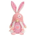 thumbnail image 2 of Dalrosia Easter Gnomes Decorations, Plush Easter Bunny Handmade Swedish Tomte Elf Stuffed Doll Rabbit Gifts Cute Easter Faceless Dwarf Bunny Household Ornaments, Home Decor, 2 of 3