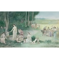 thumbnail image 3 of Pierre Puvis de Chavannes 24x16 Black Modern Framed Museum Art Print Titled - Summer (1873), 3 of 5