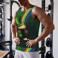 thumbnail image 5 of Pofeuu St. Patrick's Day4 Print Men's Workout Tank Tops Sleeveless Muscle Gym Shirt Quick Dry-Medium, 5 of 7