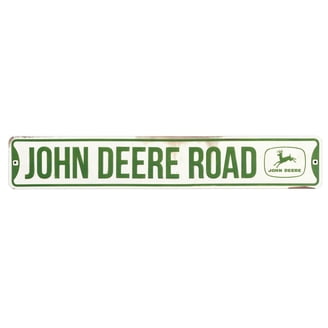 Panneau En étain John Deere Open Road Brands - Décor Rustique Pour Garage Ou Mancave - 30 Pouces