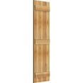 thumbnail image 2 of 16 1/8"W X 57"H Timbercraft Three 5 3/8" Boards Joined Board-N-Batten Shutters, Rough Sawn Western Red Cedar (Per Pair), 2 of 13