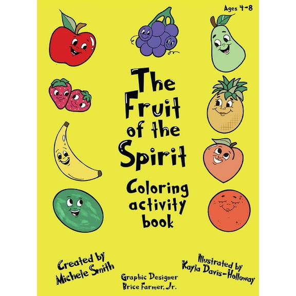 The Fruit of the Spirit coloring activity book, (Paperback)