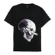 thumbnail image 1 of INC - Camiseta gráfica para hombre, diseño de calavera morada y blanca, color negro, extragrande, 1 of 1