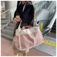 thumbnail image 4 of Fitness Bag with Dry and Wet Separation Simple Gym Bag Large Capacity Travel Bag Luggage Bag Overnight Bag Weekender Bag, 4 of 21