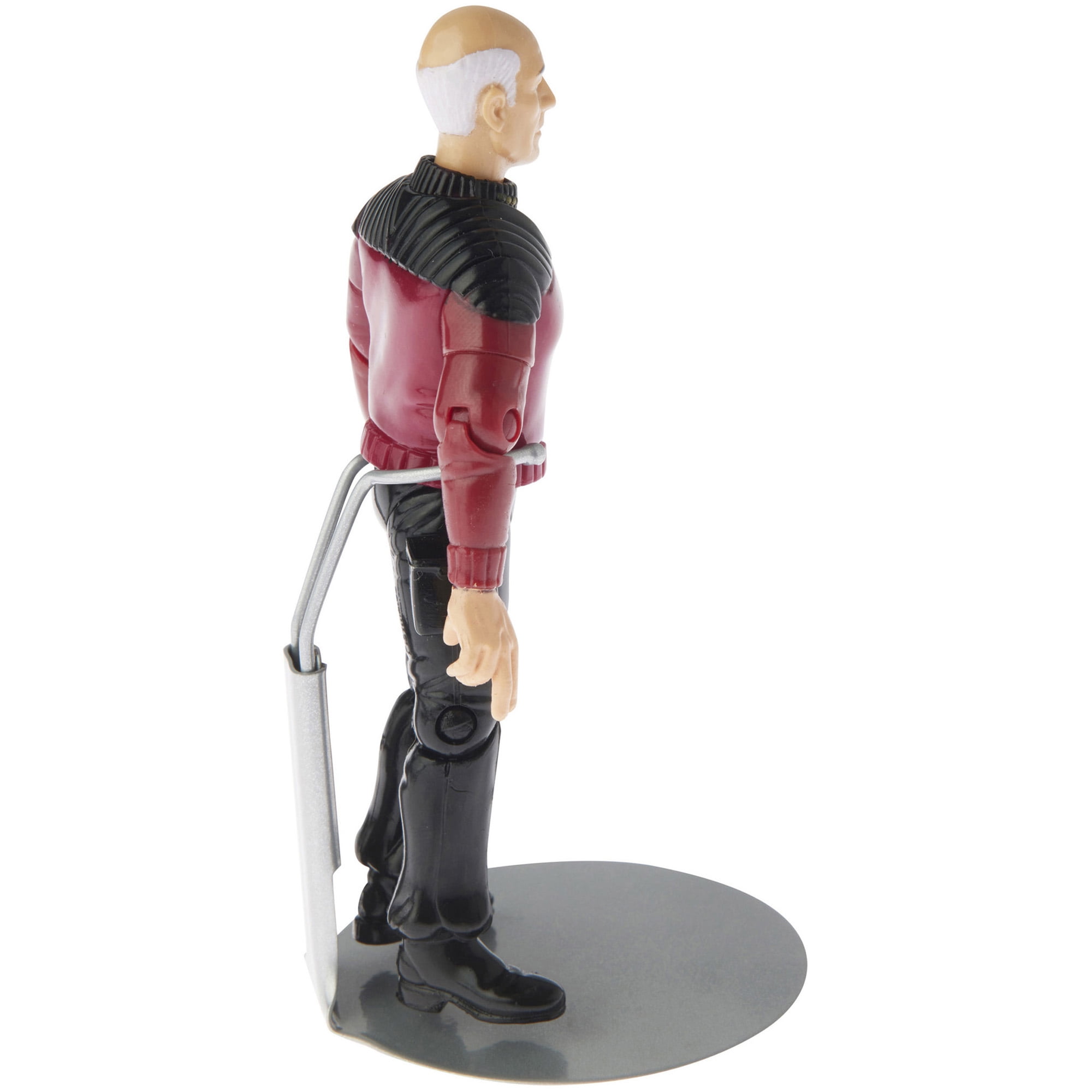 Plymor DSP-25S Silver Adjustable Action Figure Stand, fits 4.5, 5, and 5.5 inch Action Figures, Waist is 1" - 1.5" wide, 3" - 3.5" around, Pack of 6