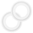 thumbnail image 1 of Uxcell 2-Pack Junta de anillos O de silicona 1.2 in/29.3mm Junta de sellado anillo O se adapta a OD 2 in/50.5mm Ferrule de soldadura sanitaria blanca, 1 of 1