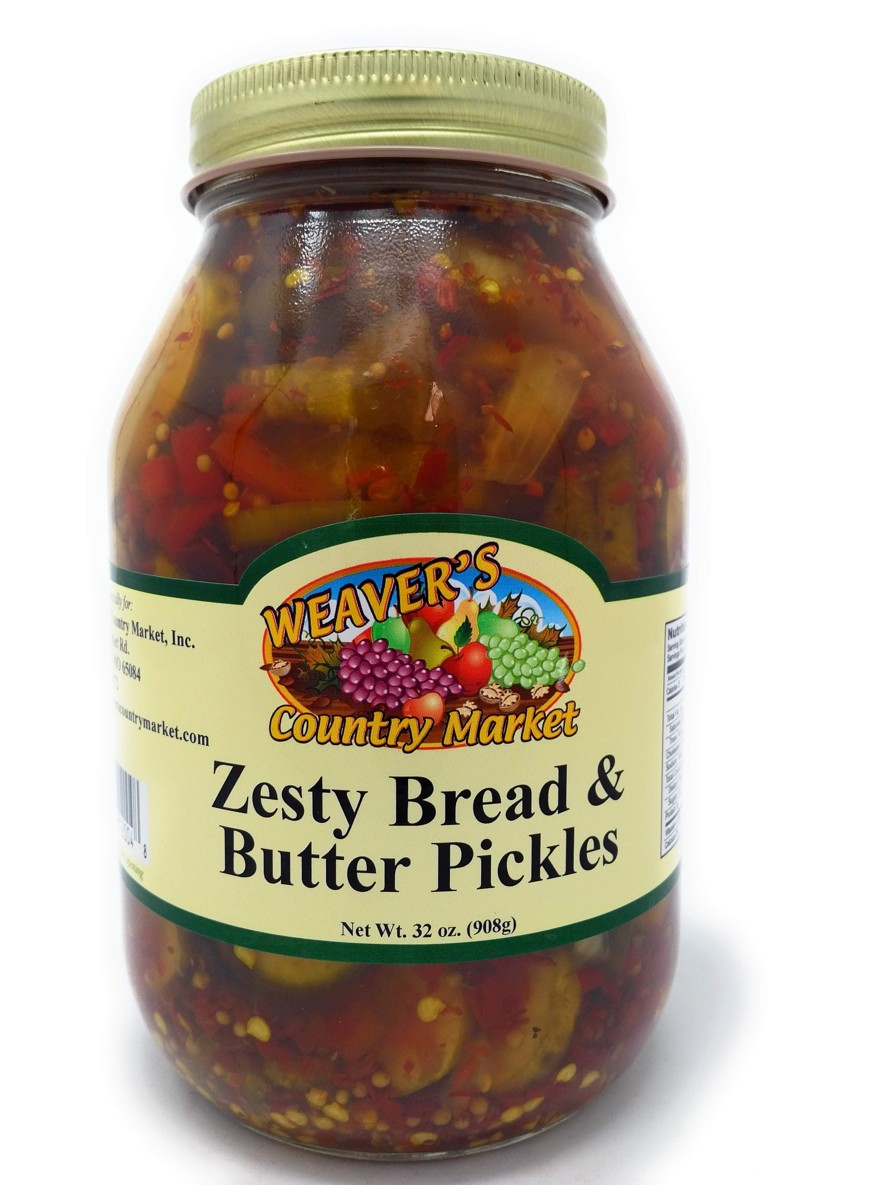 Weaver's Country Market Zesty Bread & Butter Pickles