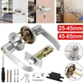 thumbnail image 1 of Home Entry Lever Three-Handle Door Lock Set Bathroom Entrance Passage With Key,25-45mm, 1 of 8