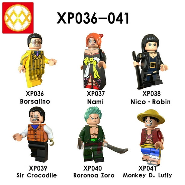 Lego One Piece character Law Nami Robin 8 body set minifigure