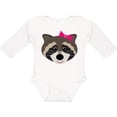 thumbnail image 3 of Inktastic Raccoon Girl Animal Girls Long Sleeve Baby Bodysuit, 3 of 5