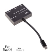 3-in-1 XQD Card Reader High-Speed USB 3.0 Universal Type-C to XQD/SD Card Reader for Computer Expansion Headers