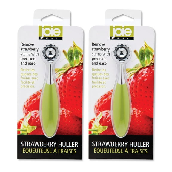 Joie Strawberry Huller, Stainless Steel, BPA Free, Set of 2