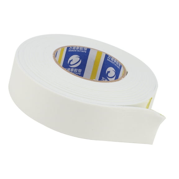 1.38"x0.12"x16.40ft White EVA Foam Weatherstrip Repair Tape Adhesive Tape Sealing Strip Tape
