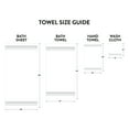 thumbnail image 7 of Mainstays Basic Bath Towel, Soft 100%  Cotton and Highly Absorbent Bath Towel, White, 7 of 7
