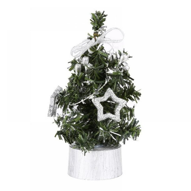 Topwoner 6 inch Mini Tree Table Top Artificial Trees Decoration for