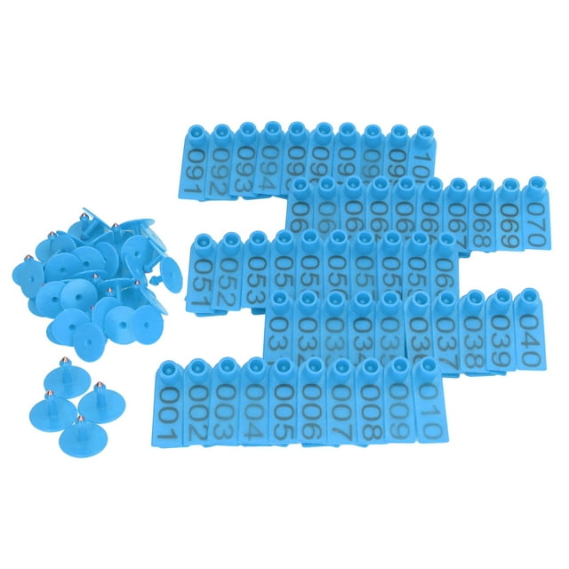 100 Numbered Cattle Ear Tags Accurate Livestock Identification for Cow Pig Sheep