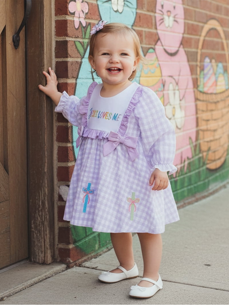 long sleeve easter dress toddler Turkey Girls