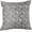 Silver, variant on Violet Linen Fortune 3D Geometric Pattern, Polyester Jacquard, Reversible, Silver, 18 Inch x 18 Inch, Decorative Throw Pillow