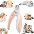 thumbnail image 1 of LAICAIW Pet Anti-Bleeding Nail Clippers for Beginner, Splashproof Nail Grinder Pet Nail Clippers with Led Blood Line Light, Mini Pet Nail Clipper, Pet Nail Trimmer (Whale Pink), 1 of 7