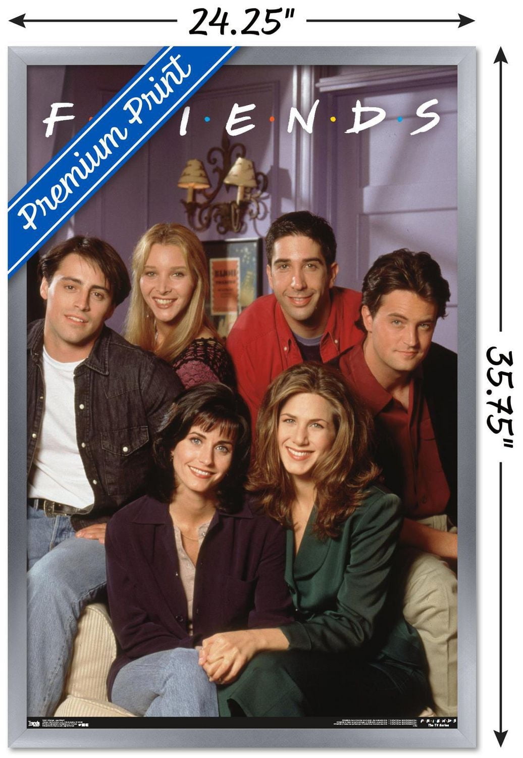 Friends - Apartment Wall Poster, 22.375" x 34"