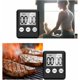 thumbnail image 5 of Temporizador de cocina digital, un elegante temporizador digital magnético con una potente parte posterior magnética, apagado automático y fácil lectura para sus sesiones de cocina, fitness y, 5 of 5