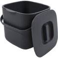 thumbnail image 1 of 4 Litre Kitchen Compost Bin with Handles for Countertop Food Scrap Collection.Dary Gray-4L-CA, 1 of 8