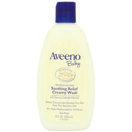 Aveeno Baby Fragrance - AVEENO Baby Fragrance Free Soothing Relief Creamy Wash 8 oz Each