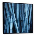 thumbnail image 2 of Designart "Serenity Amidst Wild Blue Bamboo" Bamboo Floater Framed Canvas Prints, 2 of 5