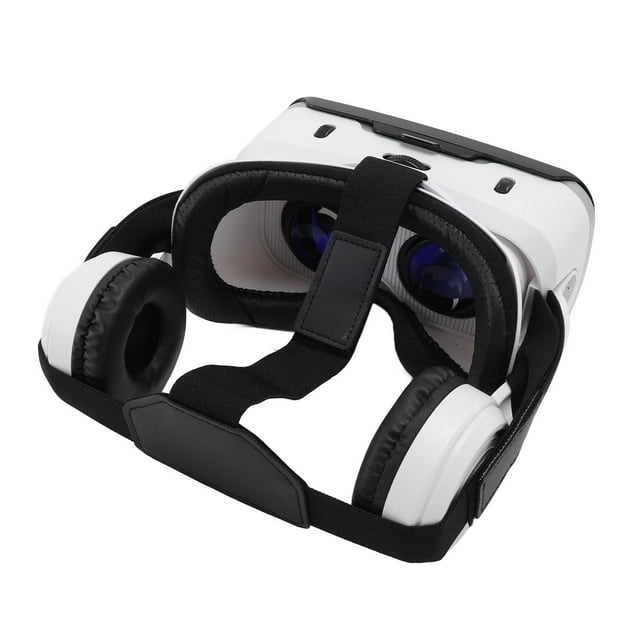 VR Headset, Soft Inner Lining 3D Glasses Headset Anti Blue Light Lens for 5.5 To 7.2 Inch Phone