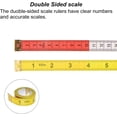 thumbnail image 5 of 2pcs Soft Tape Measure Set 200cm/79" Double Side Retractable Measuring Ruler for Body Cloth Sewing, White Multicolor, 5 of 5