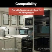 Furrion CFCR08DCGTAA01 Replacement Stainless Steel Refrigerator Door Panel Set 8 Cu Ft