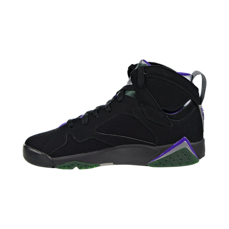Air Jordan 7 Retro GS Big Kids Shoes Black Field Purple 304774 053