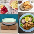 thumbnail image 3 of Bxaolu Unbreakable Wheat Straw Plates 5.9 Inch, Reusable Lightweight Deep Plates Dinner Dishes Plastic Plates Dinnerware for Adult, 4 Pcs, 3 of 8