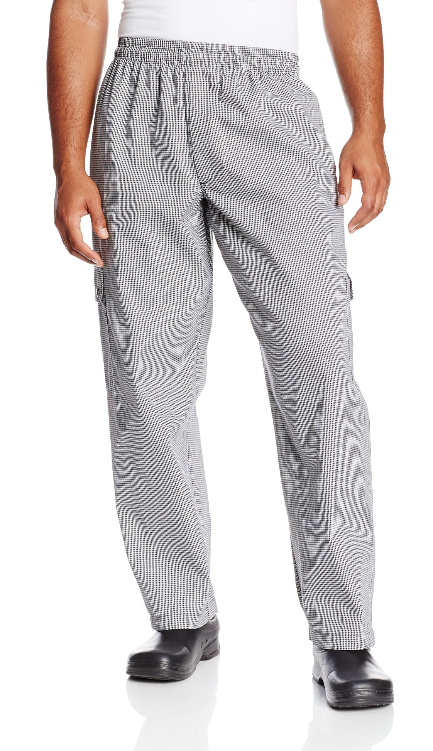 Chef Revival Cargo Chef Pants Size Hounds Tooth P023HT-Small 