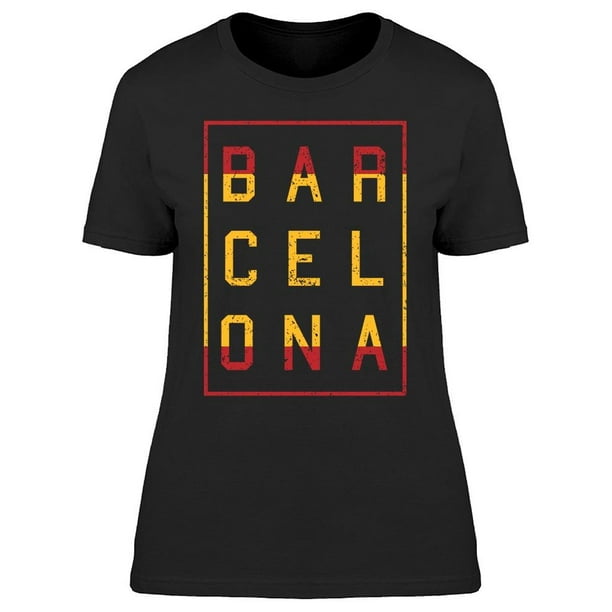 Smartprints Slogan Barcelona Women's Tshirt Walmart
