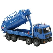 Ccdes 1:50 Sanitation Truck Car Model Alloy Garbage Recycling Water Tanker Model Toy For Kids Gift,Sanitation Truck Tanker Model,Water Tanker Model Toy