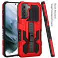 thumbnail image 2 of For Samsung Galaxy s21 Plus, s30 Plus Rocker Kickstand Tough Shockproof Hybrid Case Cover - Red, 2 of 4