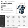 thumbnail image 7 of Wukai Lilies Flowers Men's Casual Short-Sleeve Button Down Shirt - Lightweight Summer Dress Shirt for Daily Wear-3X-Large, 7 of 7
