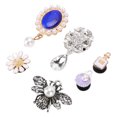 thumbnail image 4 of Fashionable, Durable Shoe Clip Hair Accessories with Pearl Rhinestone Design, 4 of 8