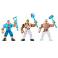thumbnail image 5 of WWE Knuckle Crunchers Action Figures 3-Pack with 8 Accessories, Bone-Crunching Movement, 5 of 8