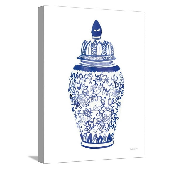Art.com Ginger Jar II Stretched Canvas Print Wall Art by Mercedes Lopez Charro, 12" x 16"