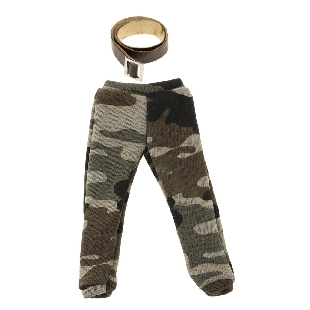 1/6 Scale Male Camouflage Pants and Belt for 12'' HT/ /Kumik Figures 