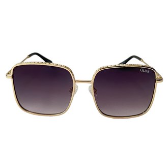 Quay Womens Real One Sunglasses Gold/Purple Pink - Walmart.com display picture 2