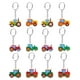 thumbnail image 1 of 12 llaveros de tractor de granja de dibujos animados. Llavero adorable para fiestas infantiles de temporada de cosecha. Decoración para mochilas y llaves. Ideal para fiestas de cumpleaños., 1 of 7