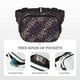 thumbnail image 5 of Fotbe Dice Cangurera Cuadrada con Estampado de Doble Capa, Bolsa de Cintura Ajustable Mini para Hombres y Mujeres, 5 of 9