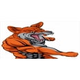 thumbnail image 4 of Fox Piggy Bank, Muscular Fierce Fox Character Intense Sports Animal Mascot Punching Monster, Ceramic Coin Bank Money Box for Cash Saving, 3.6" X 3.2", Orange Grey White, by Ambesonne, 4 of 4