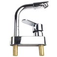 thumbnail image 3 of Bathroom Washbasin Faucet Double Hole 360° Rotating Sink Cold and Hot Water Tap, 3 of 5