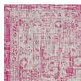 thumbnail image 5 of SAFAVIEH Courtyard Euclid Vintage Indoor/Outdoor Area Rug, 2'7" x 5', Fuchsia/Grey, 5 of 7
