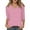 Pink, variant on Aihuaihua Womens Long Sleeve Tee Shirts V Neck Black Tshirt Solid Trendy Top Cute Fall Clothes for Women Khaki L