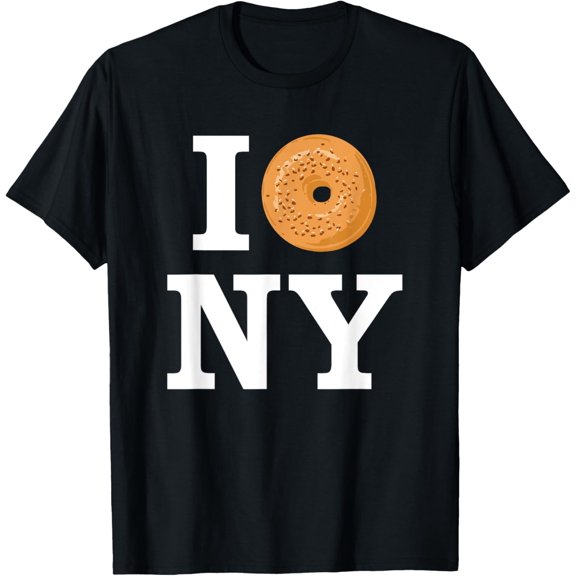 I Bagel NY - I Love Bagels New York T-ShirtPure cotton short-sleeved shirts for both men and women